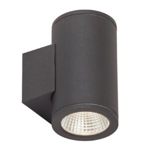 Svítidlo AEG antracit/čirá hliník/sklo