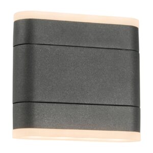 Svítidlo AEG antracitová/bílá hliník/plast