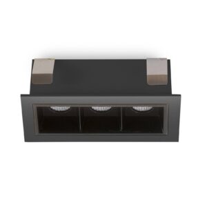 Svítidlo ATILED černé hliník/plast