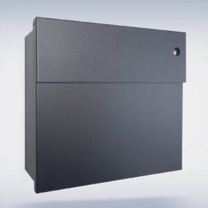 Svítidlo Absolut/ Radius antracit/červený zvonek nerez/práškovaná ocel