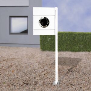 Svítidlo Absolut/ Radius nerezová ocel ocel práškovaná/nerez/sklo