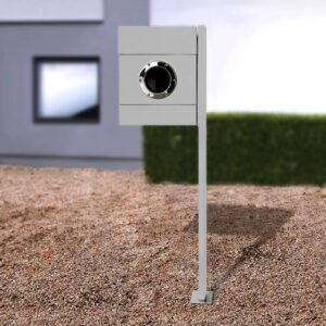 Svítidlo Absolut/ Radius nerezová ocel ocel práškovaná/nerez/sklo