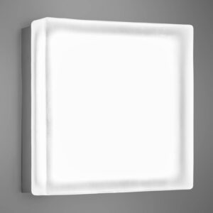 Svítidlo Akzentlicht bílá satinovaná/nerezavějící ocel sklo/nerez