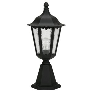 Svítidlo Albert Leuchten černá/čirá hliníkový odlitek/katedrálové sklo