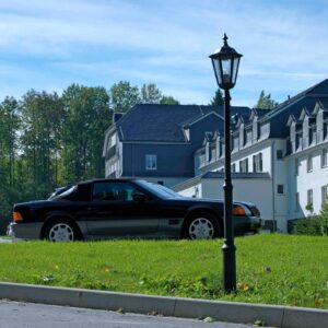 Svítidlo Albert Leuchten černá/čirá hliníkový odlitek/katedrálové sklo