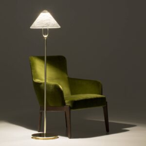 Svítidlo Alma Light Barcelona mosaz leštěná/alabastrově bílá alabastr/železo