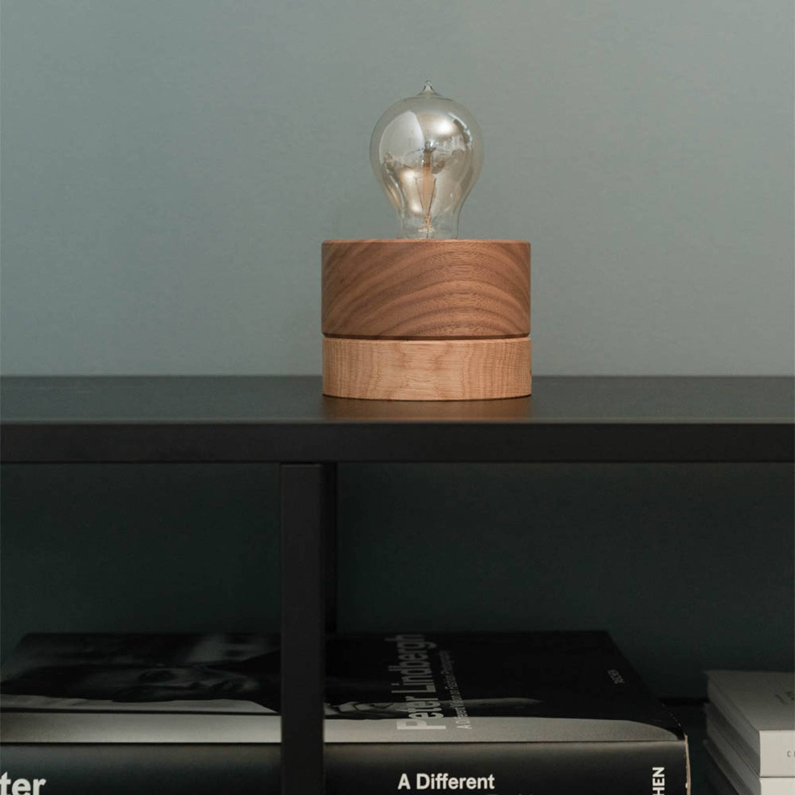 Svítidlo Almut von Wildheim ořech/dub dřevo vlašského ořechu