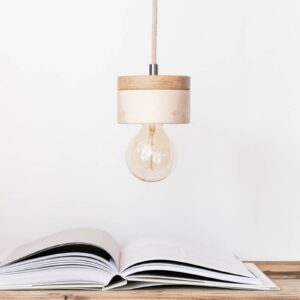 Svítidlo Almut von Wildheim borovice limba/dub borové dřevo