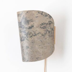 Svítidlo Almut von Wildheim dub přírodní/mramorovaný dubové dřevo/barevná břidlice