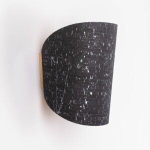 Svítidlo Almut von Wildheim dub přírodní/černá dubové dřevo/korek