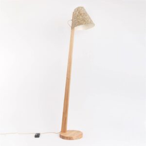 Svítidlo Almut von Wildheim dub přírodní/barva sena dubové dřevo/čisté seno