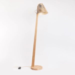 Svítidlo Almut von Wildheim dub přírodní/mramorovaný dubové dřevo/barevná břidlice