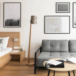 Svítidlo Almut von Wildheim dub přírodní/mramorovaný dubové dřevo/barevná břidlice