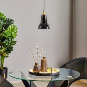 Svítidlo Anglepoise sametová černá ocel/mosaz