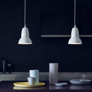 Svítidlo Anglepoise lněná bílá ocel