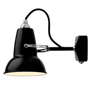 Svítidlo Anglepoise sametová černá ocel/hliník