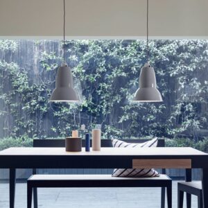 Svítidlo Anglepoise holubí šedá ocel