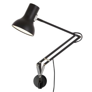Svítidlo Anglepoise sametová černá kov/hliník