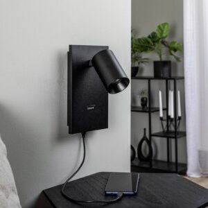 Svítidlo Arcchio černá hliníkový odlitek/plast