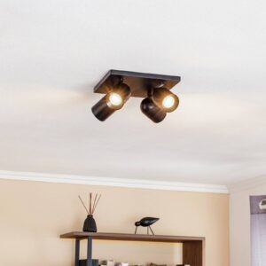 Svítidlo Arcchio černá hliníkový odlitek/plast