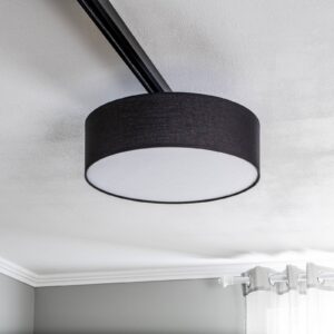 Svítidlo Arcchio pískově černá ocel/plast/textil