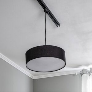 Svítidlo Arcchio pískově černá ocel/plast/textil