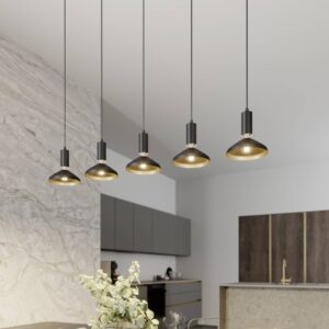 Svítidlo Arcchio černá/zlatá hliník/kov