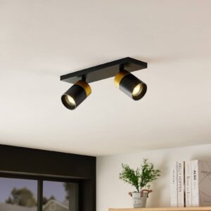 Svítidlo Arcchio černý/zlatý hliník