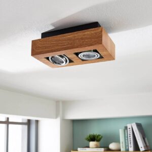 Svítidlo Arcchio světlé dřevo kov/hliník