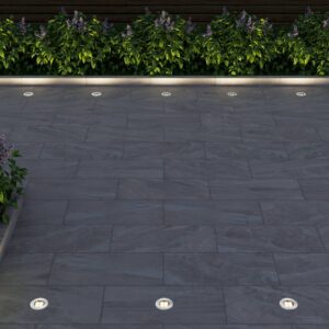 Svítidlo Arcchio šedá/černá nerez/hliník/silikon/sklo