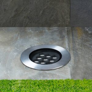 Svítidlo Arcchio šedá/černá nerez/hliník/silikon/sklo