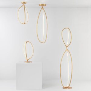 Svítidlo Artemide mosaz hliník/silikon