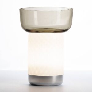 Svítidlo Artemide bílý/šedý ručně vyráběné sklo/plast