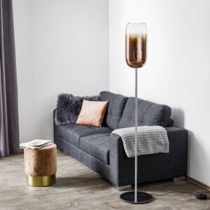 Svítidlo Artemide měď/noha stříbrná hliník/sklo