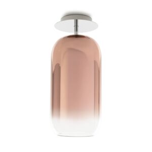 Svítidlo Artemide měď hliník/sklo