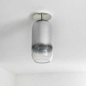 Svítidlo Artemide stříbrná hliník/sklo