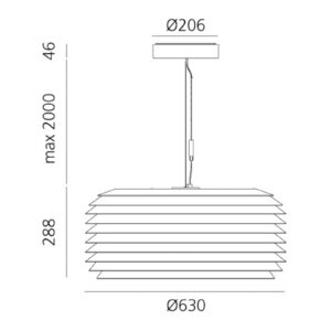 Svítidlo Artemide hliník hliník