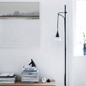 Svítidlo Artemide černá/transparentní hliník/ocel/borosilikátové sklo