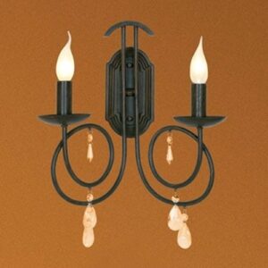 Svítidlo Artistar průhledná/hnědočerná sklo/kov