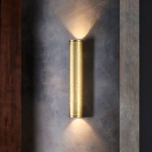 Svítidlo Astro mosaz/průhledná nerez/sklo