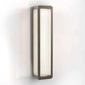 Svítidlo Astro bronz/opálová kov/sklo