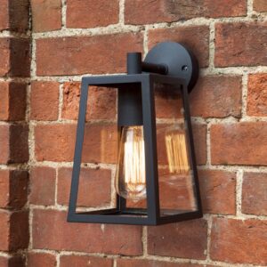 Svítidlo Astro černá/čirá kov/sklo