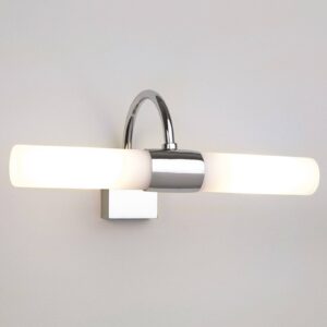 Svítidlo Astro bílé/chromované lesklé opálové sklo/kov