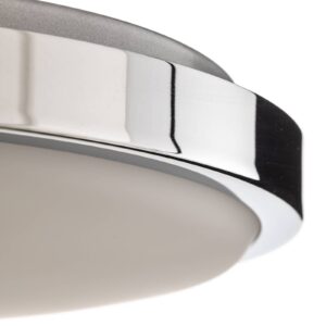 Svítidlo Astro lesklý chrom/bílá sklo/kov