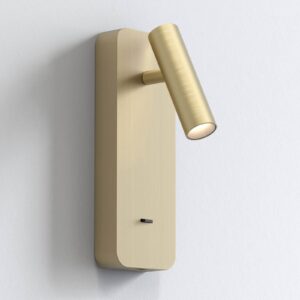 Svítidlo Astro zlatá matná hliník/sklo