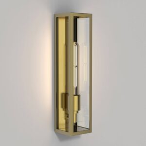 Svítidlo Astro čirá/mosaz přírodní ocel/sklo