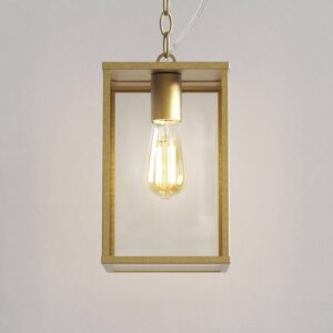 Svítidlo Astro mosaz/průhledná mosaz/sklo