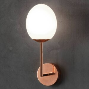 Svítidlo Astro měď leštěná/opálově bílá kov/zinek