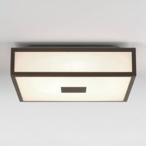 Svítidlo Astro bronz/bílý ocel/sklo