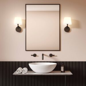 Svítidlo Astro černá/bílá kov/sklo